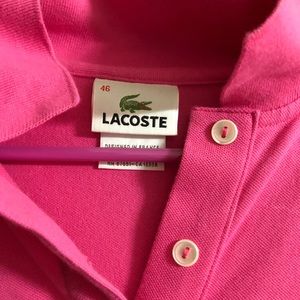 Hot Pink Lacoste Women’s polo